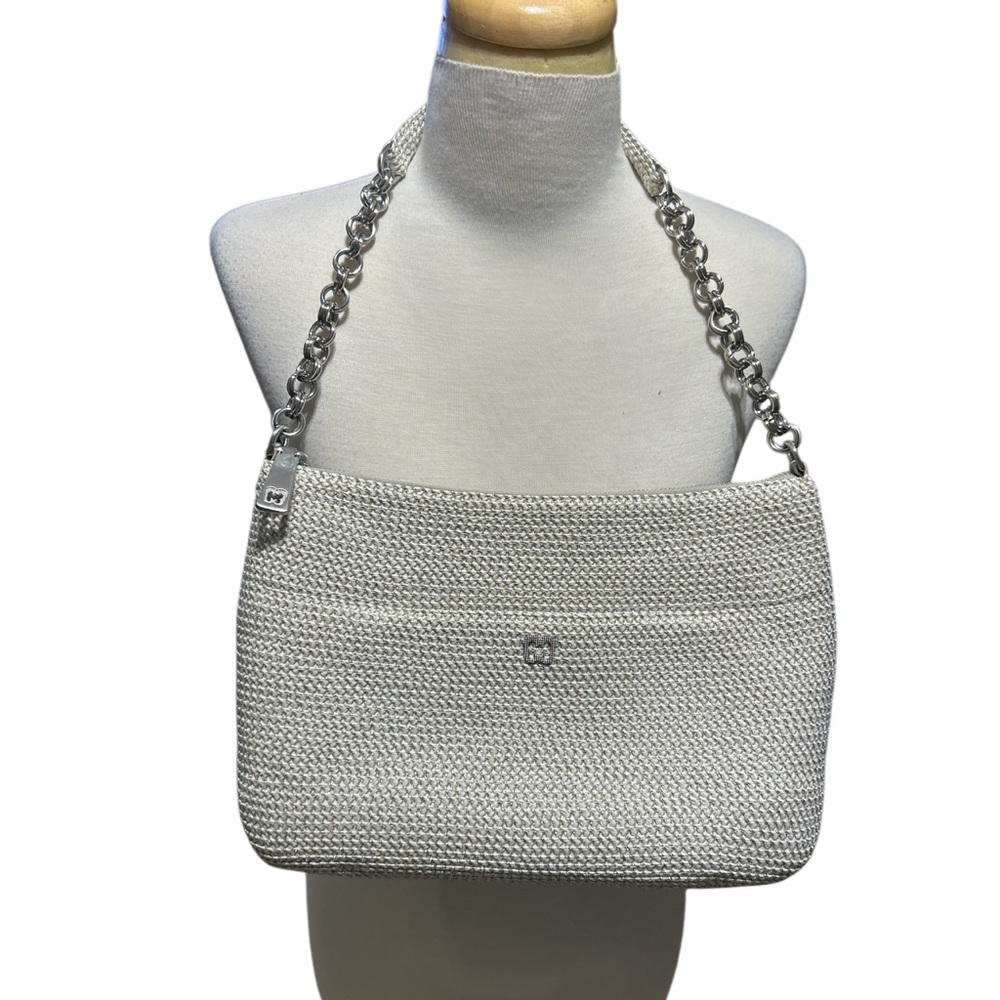 Eric Javits Canvas Shoulder Bag - Metallic Shoulder Bags